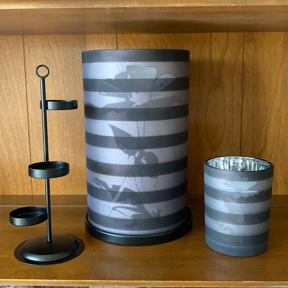 PartyLite hurricane & votive holder
